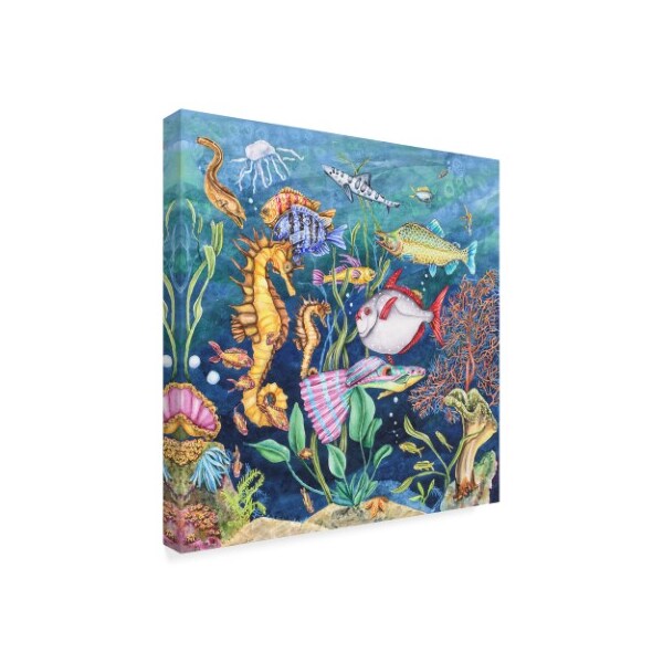 Charlsie Kelly 'Undersea Adventure' Canvas Art,18x18